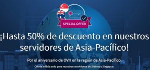 ofertas servidores Asia Pacífico OVH