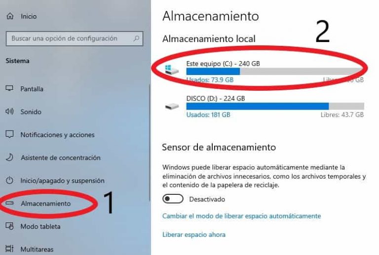 Cómo borrar archivos temporales en windows 10 2020
