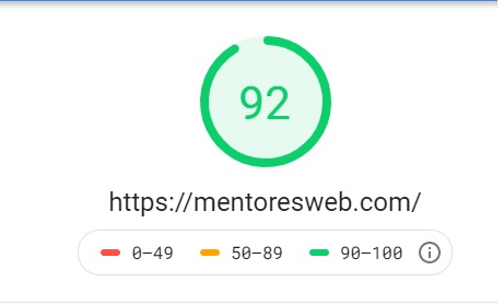 page speed dispositivos moviles mentores web